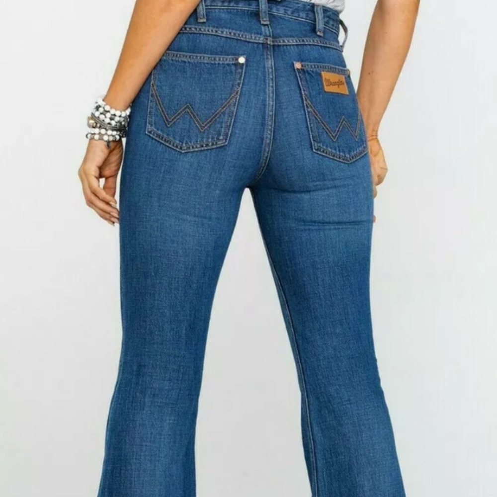 Wrangler high rise flare jean